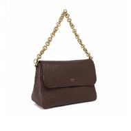 Picture of REPLAY WOMEN'S HAMMERED PU BAG WITH SHOULDER STRAP AND CHAIN HANDLE IN JAVA 2