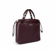 Picture of REPLAY WOMEN'S SOLID-COLOURED SMALL SHOPPER BAG IN HUCKLEBERRY 2