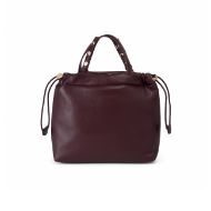 Picture of REPLAY WOMEN'S SOLID-COLOURED SMALL SHOPPER BAG IN HUCKLEBERRY 3