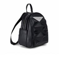 Picture of REPLAY WOMEN'S BACKPACK WITH PYRAMIDS IN BLACK 2