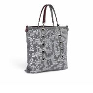 Снимка на REPLAY ДАМСКА ЧАНТА REVERSIBLE SHOPPER BAG IN PRINTED DENIM AND SNAKE PU 2