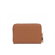 Picture of REPLAY WOMEN'S ZIP AROUND PURSE WITH LOGO IN CARAMEL CAFE 2
