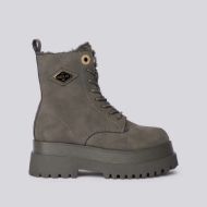 Picture of REPLAY WOMEN'S ANY ROMBUS BOOTS WITH LACES IN GREY 1