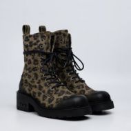 Picture of REPLAY WOMEN'S RAVEN BOOT HAIRY BOOTS IN ANIMALIER 2