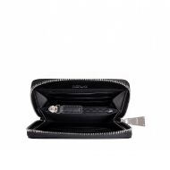 Picture of REPLAY WOMEN'S ZIP AROUND PURSE WITH DIAMOND LOGO IN BLACK 2