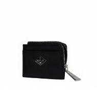 Picture of REPLAY WOMEN'S ZIPPED COIN WALLET WITH DIAMOND LOGO IN BLACK 2