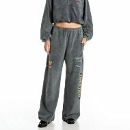 Снимка на REPLAY ДАМСКИ OVERSIZED TEDDY FLEECE СПОРТЕН ПАНТАЛОН В ЧЕРНОBOARD 1