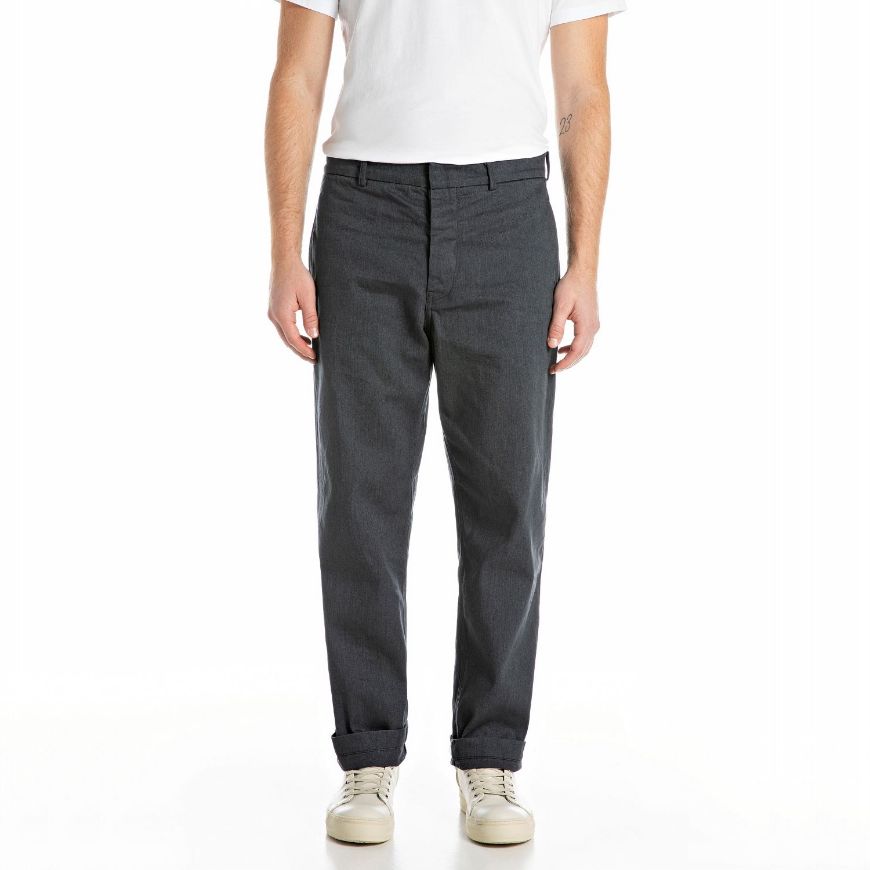 Снимка на REPLAY МЪЖКИ KOEEN RELAXED-FIT ДЕНИМ 11 OZ COTTON GREY DENIM В ТЪМНОСИВО