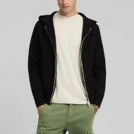 Снимка на REPLAY МЪЖКА ЖИЛЕТКА HOODY WITH FLOCKED PRINT В ЧЕРНО 1