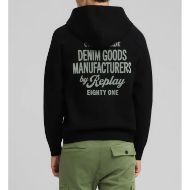 Снимка на REPLAY МЪЖКА ЖИЛЕТКА HOODY WITH FLOCKED PRINT В ЧЕРНО 3