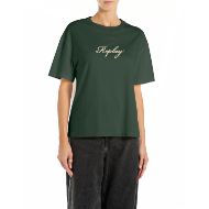 Снимка на REPLAY ДАМСКА OVERSIZED ПАМУЧНА БЛУЗА В ЗЕЛЕНО 1