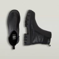Picture of G-STAR WOMEN'S HUNTINGTON CHELSEA LEATHER BOOTS IN BLACK 2
