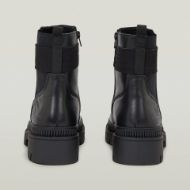 Picture of G-STAR WOMEN'S HUNTINGTON CHELSEA LEATHER BOOTS IN BLACK 6