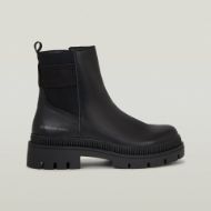 Picture of G-STAR WOMEN'S HUNTINGTON CHELSEA LEATHER BOOTS IN BLACK 5