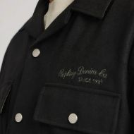 Picture of REPLAY MEN'S WOOLEN MELTON SHACKET IN BLACK 4