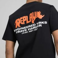 Снимка на REPLAY МЪЖКА INC REGULAR-FIT WRKS БЛУЗА ОТ ПЛЪТЕН ПАМУК В ЧЕРНО 3