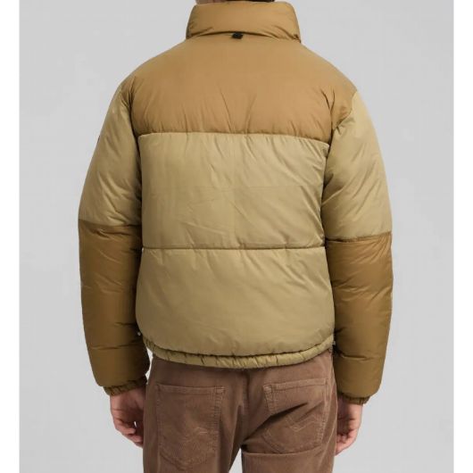 Show details for REPLAY MEN'S NYLON RIPSTOP PADDED JACKET IN LIGHT COFFEE 2 - FanPoint Picture of REPLAY MEN'S NYLON RIPSTOP PADDED JACKET IN LIGHT COFFEE 2