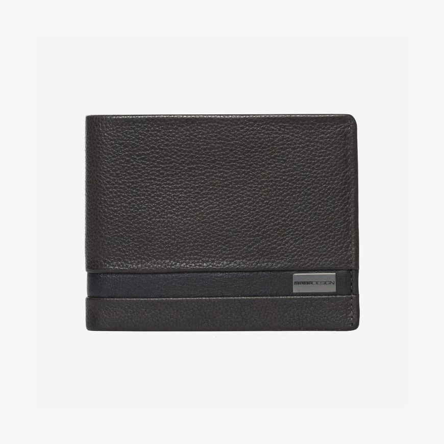 Снимка на MOMODESIGN КОЖЕН ПОРТФЕЙЛ DOLLAR LEATHER WALLET В ЧЕРНО