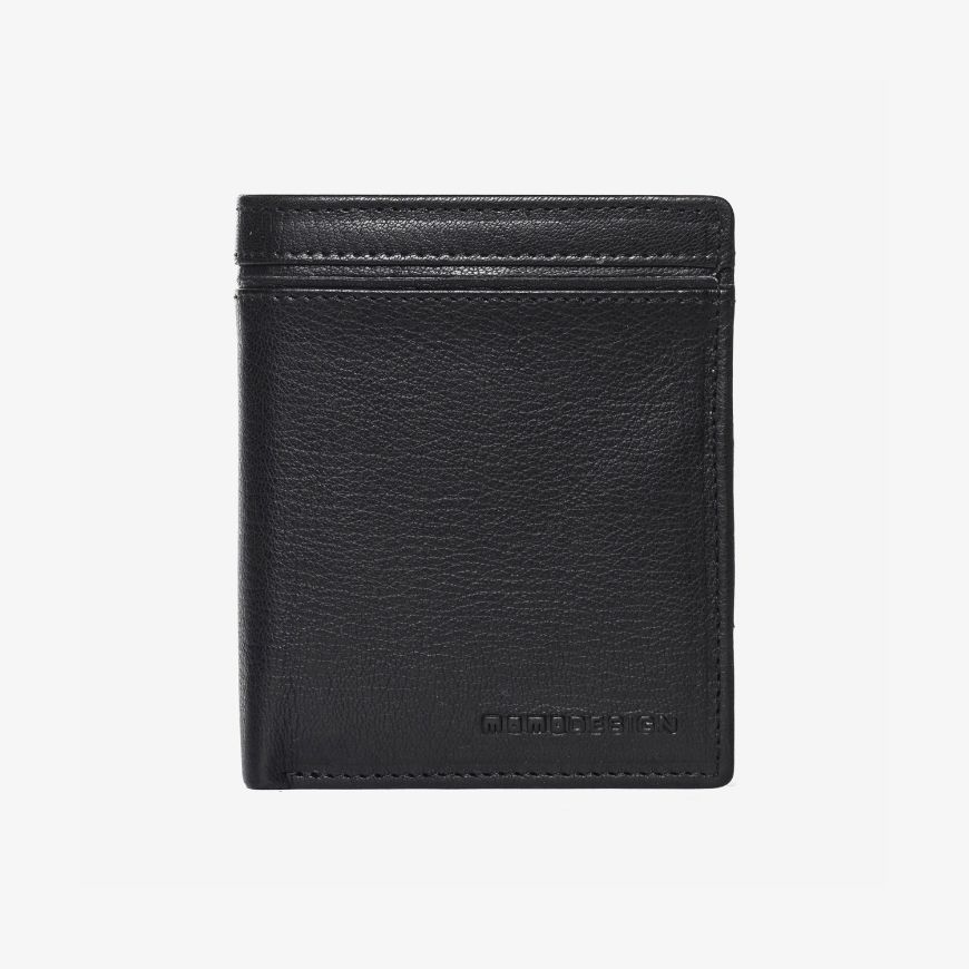 Снимка на MOMODESIGN КОЖЕН КАРТОДЪРЖАТЕЛ SUBWAY LEATHER В ЧЕРНО / ЧЕРНО