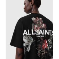 Picture of ALLSAINTS WOMEN'S ANIA ETTA OVERSIZED T-SHIRT IN BLACK 3