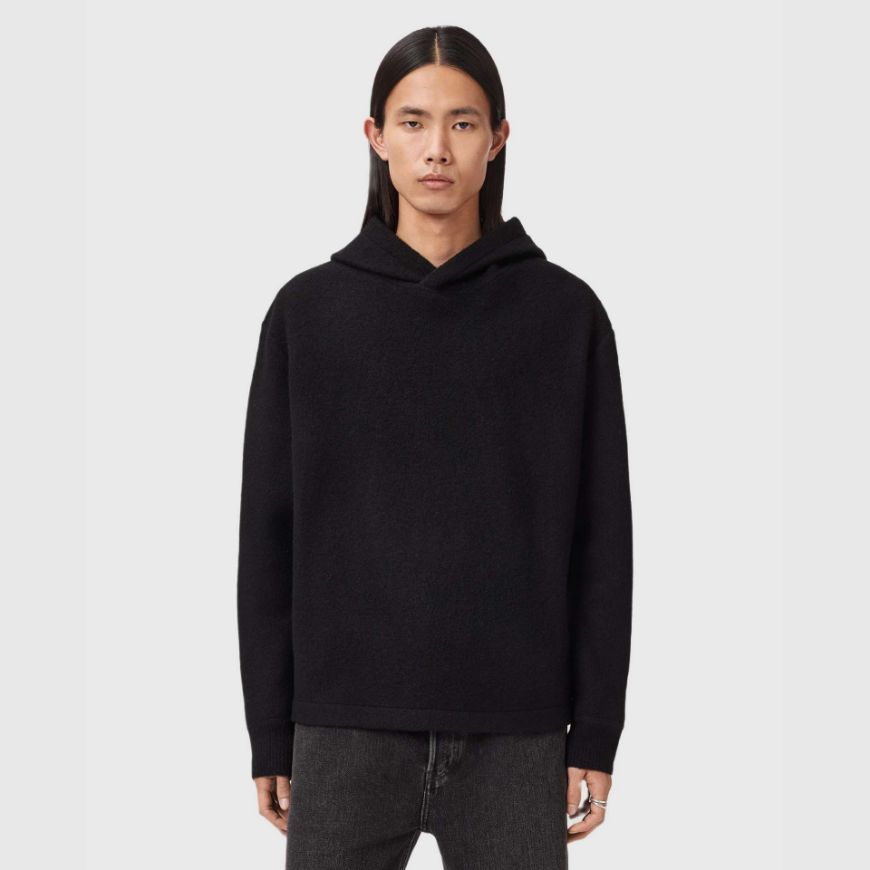 Picture of ALLSAINTS MEN'S MARKO HOODY IN BLACK