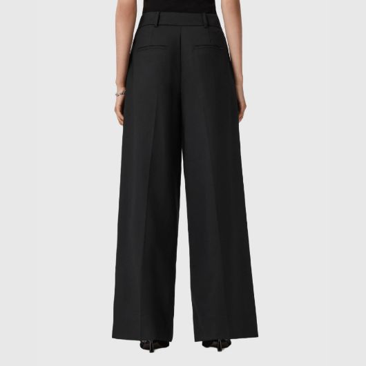 Показвай детайлите за ALLSAINTS ДАМСКИ ПАНТАЛОН NOA TROUSERS В ЧЕРНО Снимка на ALLSAINTS ДАМСКИ ПАНТАЛОН NOA TROUSERS В ЧЕРНО