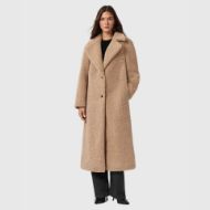 Снимка на ALLSAINTS ДАМСКО ПАЛТО FREDDIE FUR COAT В КАРАМЕЛЕНО 1