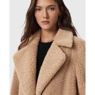 Снимка на ALLSAINTS ДАМСКО ПАЛТО FREDDIE FUR COAT В КАРАМЕЛЕНО 3