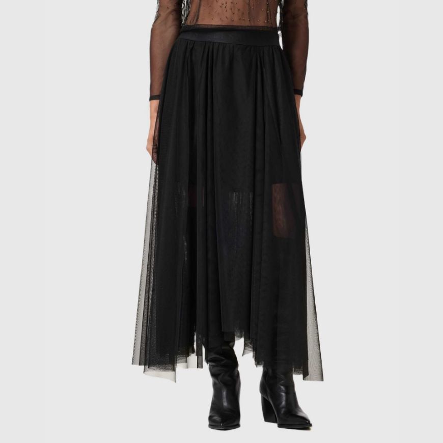 Снимка на ALLSAINTS ДАМСКА ПОЛА ALLY TULLE SKIRT В ЧЕРНО