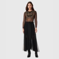 Снимка на ALLSAINTS ДАМСКА ПОЛА ALLY TULLE SKIRT В ЧЕРНО 4