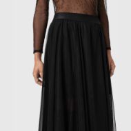 Снимка на ALLSAINTS ДАМСКА ПОЛА ALLY TULLE SKIRT В ЧЕРНО 3