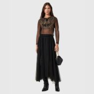Снимка на ALLSAINTS ДАМСКА ПОЛА ALLY TULLE SKIRT В ЧЕРНО 7