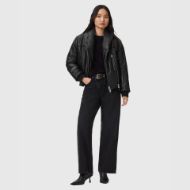 Снимка на ALLSAINTS ДАМСКО ЯКЕ LAUREN LEATHER PUFFER В ЧЕРНО 4