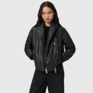 Снимка на ALLSAINTS ДАМСКО ЯКЕ LAUREN LEATHER PUFFER В ЧЕРНО 1