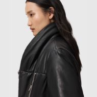 Снимка на ALLSAINTS ДАМСКО ЯКЕ LAUREN LEATHER PUFFER В ЧЕРНО 3