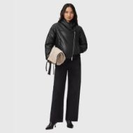 Снимка на ALLSAINTS ДАМСКО ЯКЕ LAUREN LEATHER PUFFER В ЧЕРНО 5