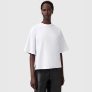 Picture of ALLSAINTS WOMEN'S VISION AMELIE TEE IN OPTIC WHITE 1