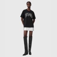 Picture of ALLSAINTS WOMEN'S ZINC BOYFRIEND TEE IN BLACK 3