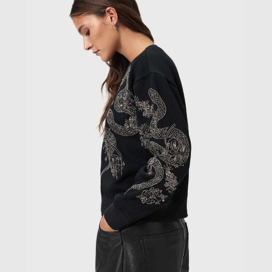 Показвай детайлите за ALLSAINTS ДАМСКИ СУИТШЪРТ CECILE PIPPA SWEATSHIRT В ЧЕРНО 3 - FanPoint 3 - FanPoint Снимка на ALLSAINTS ДАМСКИ СУИТШЪРТ CECILE PIPPA SWEATSHIRT В ЧЕРНО 3 3