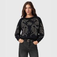 Снимка на ALLSAINTS ДАМСКИ СУИТШЪРТ CECILE PIPPA SWEATSHIRT В ЧЕРНО 1