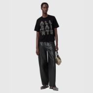 Picture of ALLSAINTS WOMEN'S ELLA LISA TEE IN BLACK 4