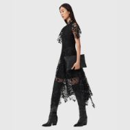 Picture of ALLSAINTS WOMEN'S SAEGE DRESS IN BLACK 2