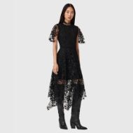 Picture of ALLSAINTS WOMEN'S SAEGE DRESS IN BLACK 1