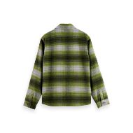 Picture of SCOTCH&SODA MEN'S CHECK OVERSHIRT IN DARK GREEN CHECK 2