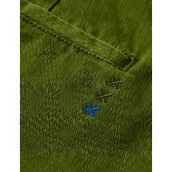 Picture of SCOTCH&SODA MEN'S CLARKE- WASHED COTTON-BLEND HERRINGBONE STRAIGHT FIT CHINO IN DARK GREEN 3