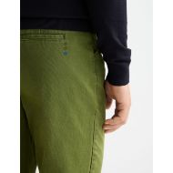 Picture of SCOTCH&SODA MEN'S CLARKE- WASHED COTTON-BLEND HERRINGBONE STRAIGHT FIT CHINO IN DARK GREEN 6