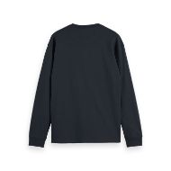 Снимка на SCOTCH&SODA MEN'S RELAXED FIT LOGO T-SHIRT IN DARK GREY 2