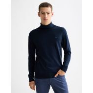 Снимка на SCOTCH&SODA MEN'S ECOVERO BLEND TURTLENECK SWEATER IN NAVY 4