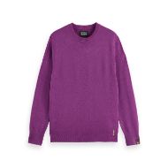 Снимка на SCOTCH&SODA MEN'S SOFT KNIT REGULAR FIT CREW NECK IN DARK PINK 1