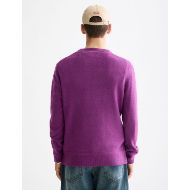 Снимка на SCOTCH&SODA MEN'S SOFT KNIT REGULAR FIT CREW NECK IN DARK PINK 5